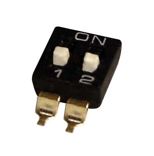 DIP Switch IC SMD x2 Czarny l=76szt