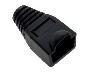 Osłona wtyku RJ45 ( 8P8C ) czarna opak=100 szt