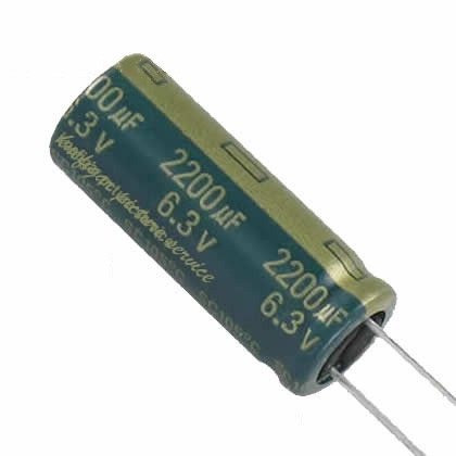 Kondensator 2200uF/10V 10x25mm LOW ESR opak=100 szt