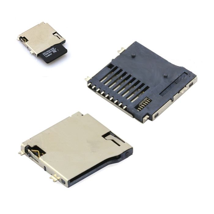 Gniazdo do karty pamięci micro SD uSD572 z wyrzutnikiem
