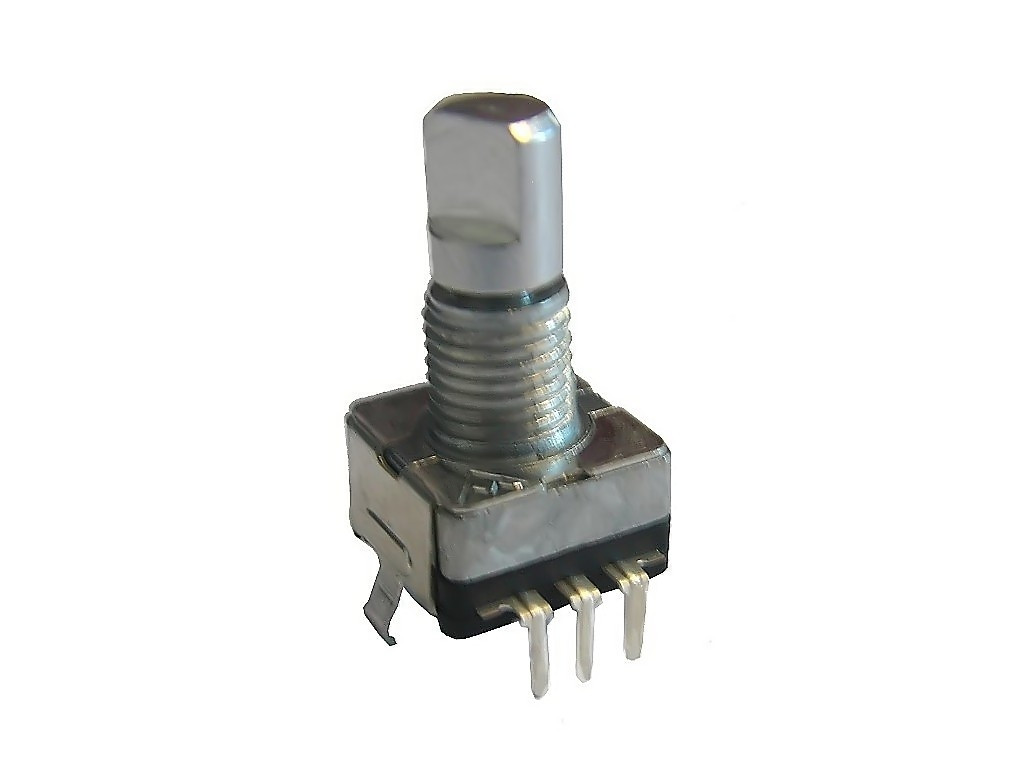 Enkoder 20 impulsów l=15mm z przyciskiem EC11