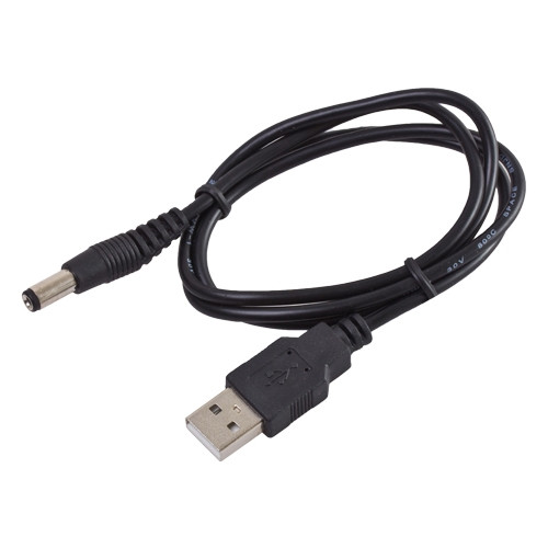 Kabel USB z wtykiem 2.1/5.5 l=130cm