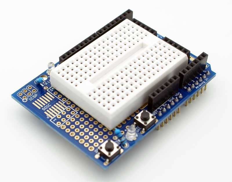 Arduino ProtoShield + płytka 170 pól