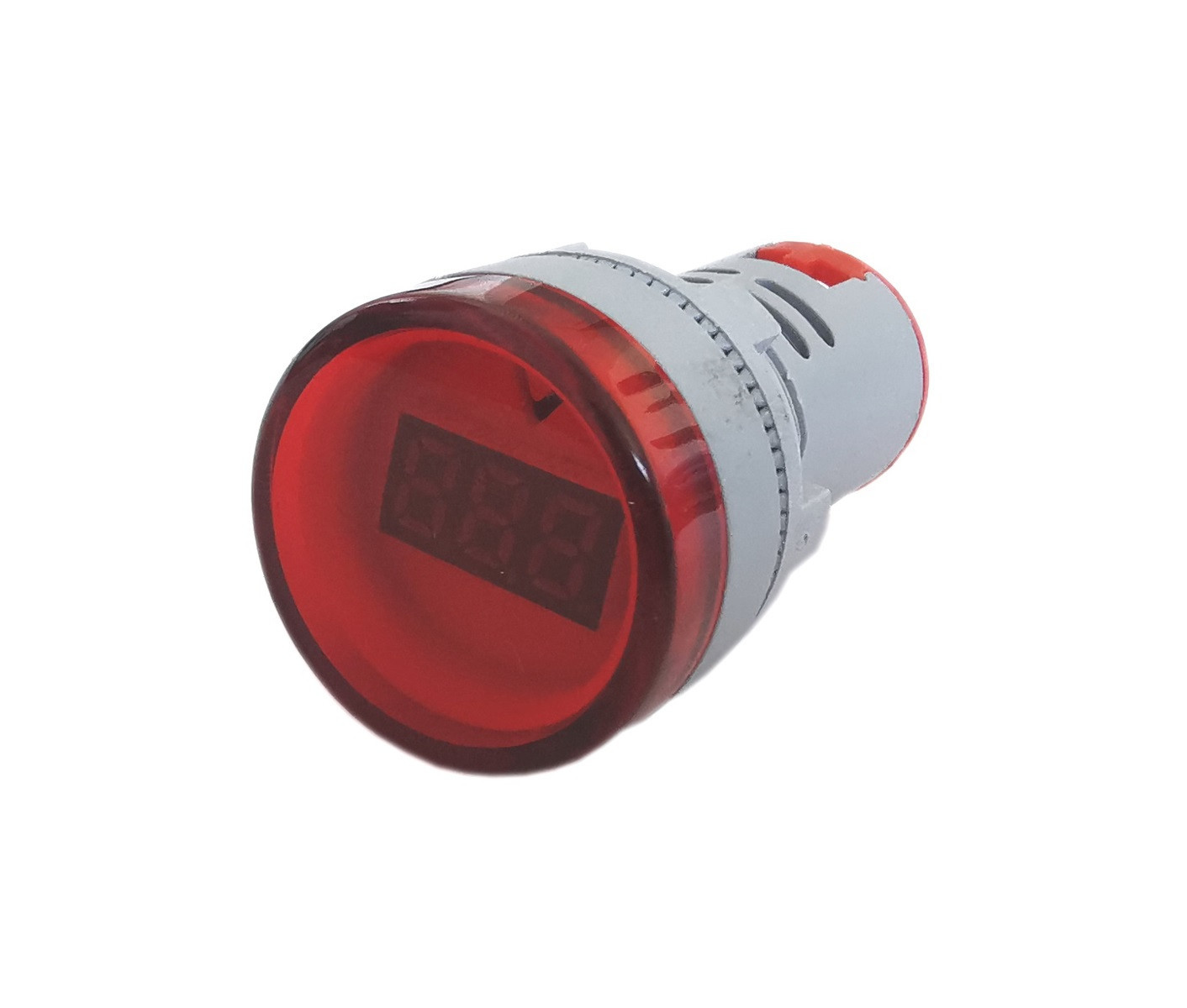 Woltomierz LED 28mm 6-100VDC Czerwony