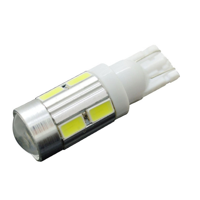 Żarówka LED 12V T10 1 W Biała 10 LED