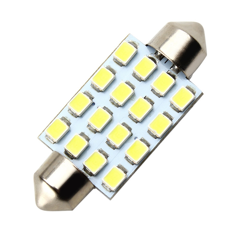 Żarówka LED 12V C5W 0.7W Biała 16x41mm