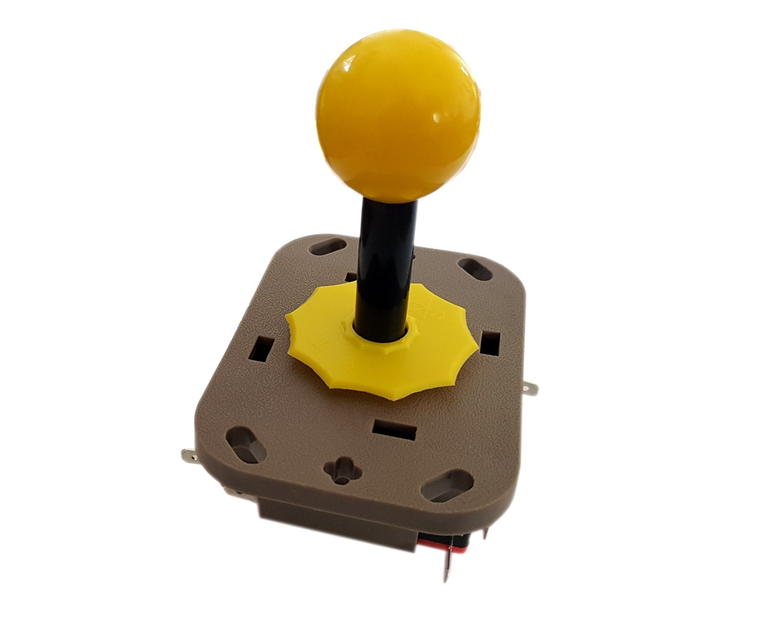 Przełącznik joystick 4 pozycje 2x(ON)-OFF-(ON) monostabilny 5A 250V plastikowy
