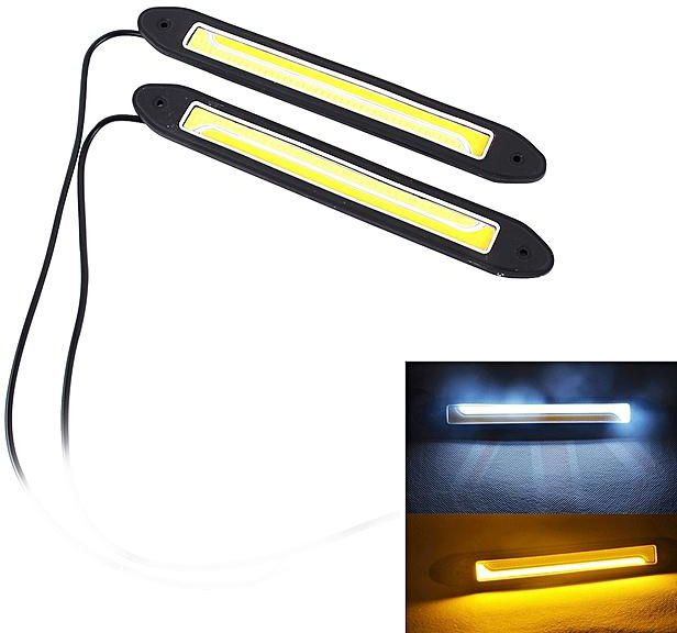 Lampa LED 12V Biała/żółta 2x10W 255mm