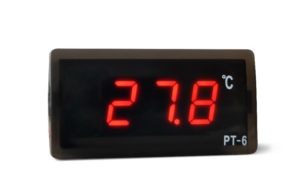 Panelowy termometr LCD od -40°C do 110°C 12V PT-6