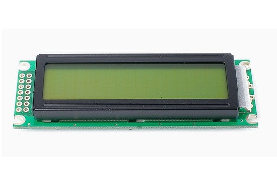 Wyświetlacz LCD 2x16 86x30mm zielone podświetlenie typ2