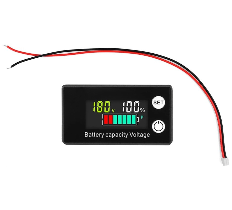 Wskaźnik naładowania akumulatorów 8-100V