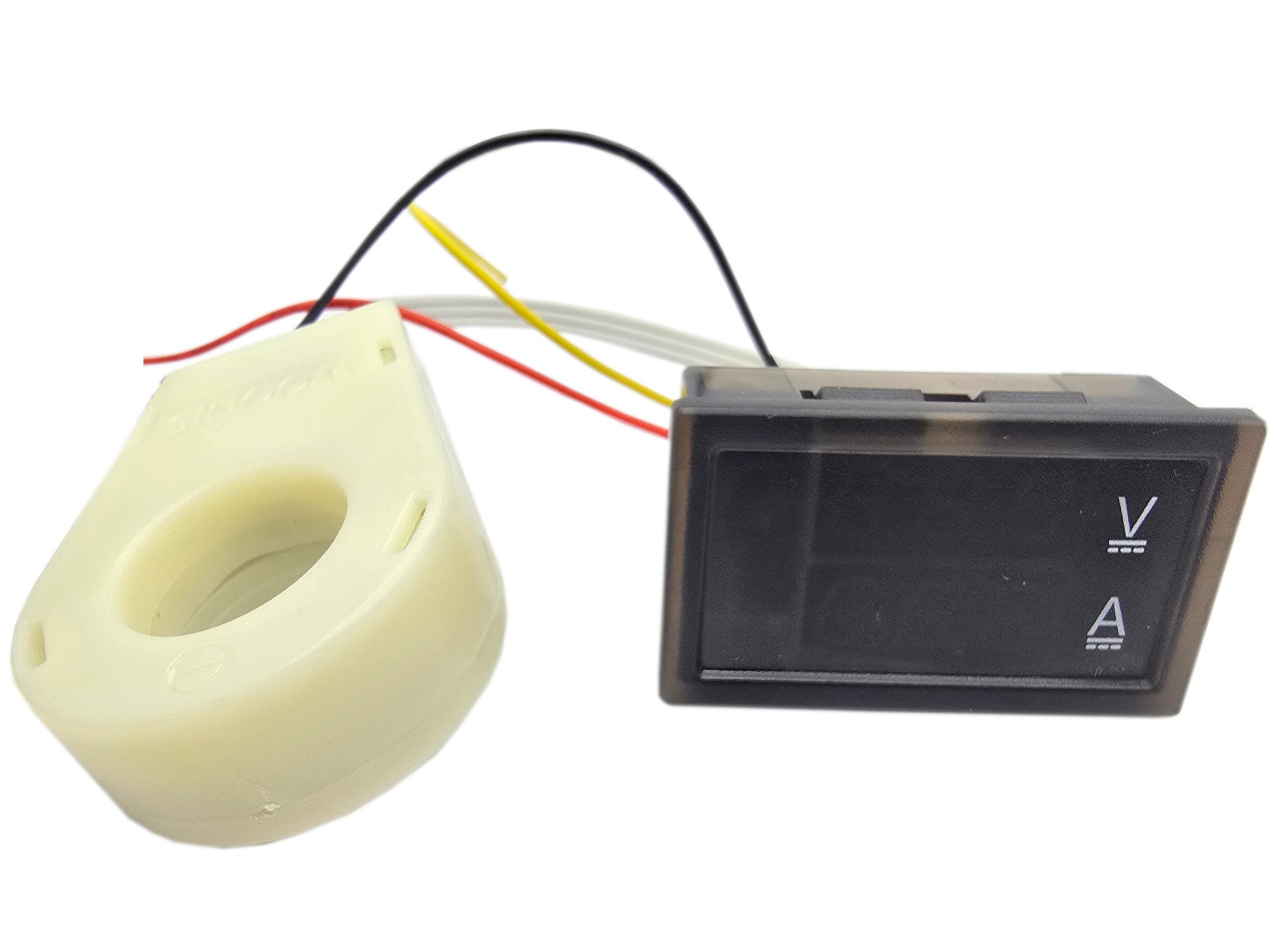 Panelowy woltomierz/amperomierz LED 0-300V z przekładnikiem 50A