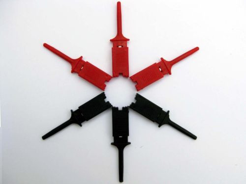 Chwytak pomiarowy haczyk l=50mm czerwony