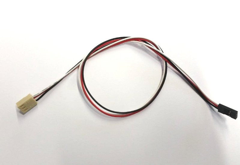 Kabel żeński 2PIN 2.54 --> 2.54mm czarny l=40cm