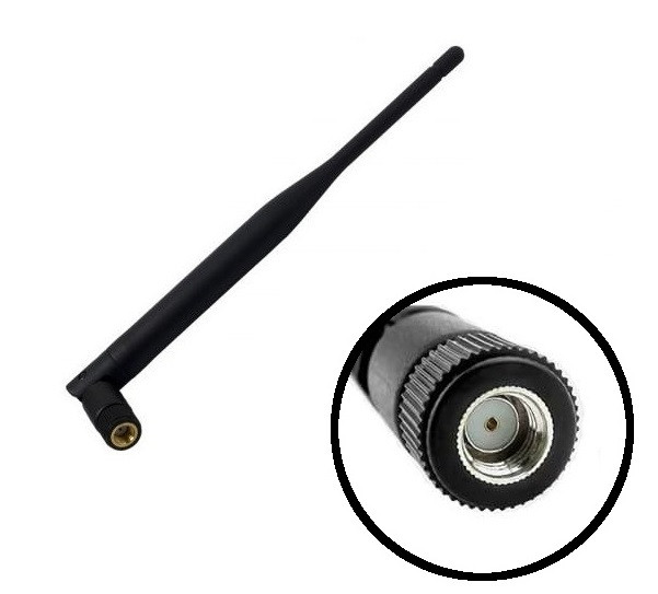 Antena WIFI 2.4GHz 5dbi RP-SMA 170mm czarna