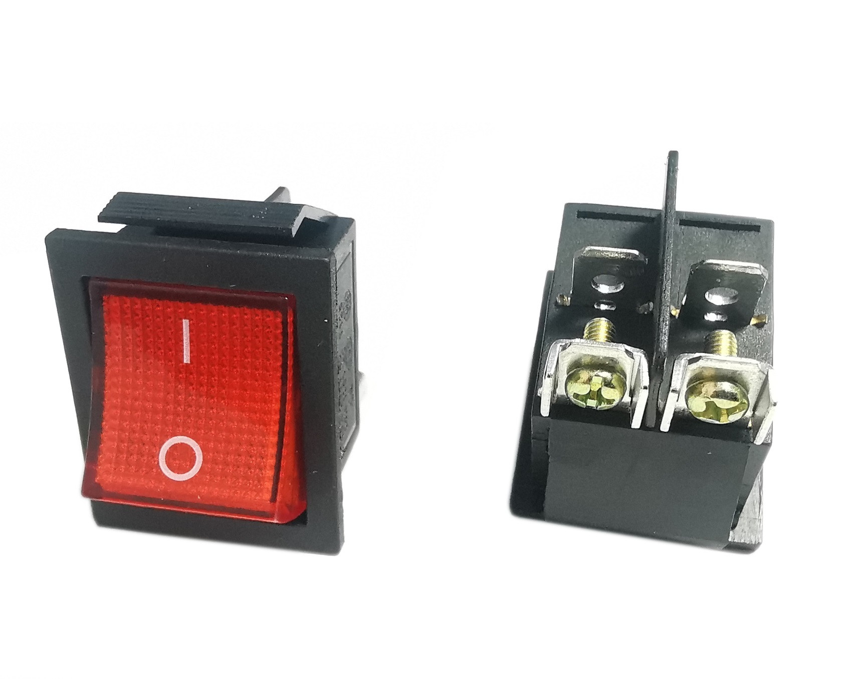 RS201S2-6C3R 16A 250V podwójny ON-OFF (ze złączem śrubowym)