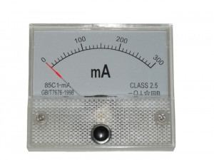Miernik analogowy panel amperomierz 300mA