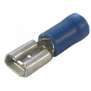 Konektor izolowany żeński 4.8mm niebieski opak=100 szt