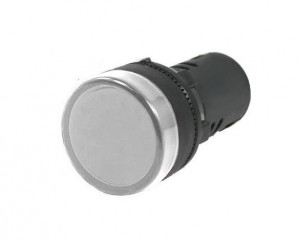 Kontrolka LED 28mm 230V AC biała
