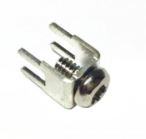 Konektor złącze śrubowe M4 do PCB proste opak=100 szt