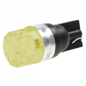 Żarówka LED 12V T10 0.5W 12mm Żółta