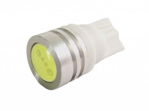 Żarówka LED 12V T10 0.6W 12mm płaska Biała