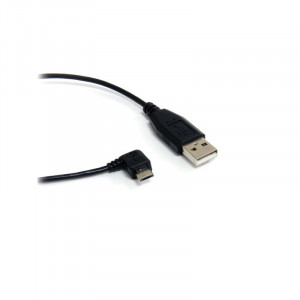 Przewód wtyk USB --> wtyk micro USB kąt 30cm