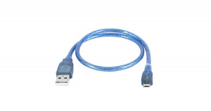 Przewód/kabel micro USB 50cm niebieski