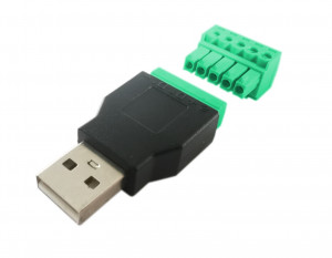 Wtyk USB z listwą rozłączną 5pin