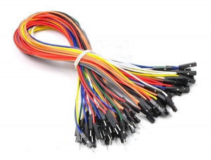 Zestaw 50szt kabli połączeniowych męsko-żeński 30cm