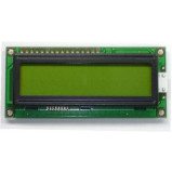 Wyświetlacz LCD 2x16 80x36mm zielone podświetlenie