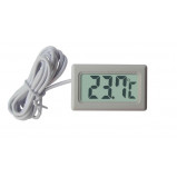 Panelowy termometr LCD od -50°C do 100°C biały
