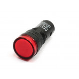 Kontrolka LED 19mm 12V AC/DC czerwona