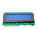 Wyświetlacz LCD 4x20 98x60mm niebieskie podświetlenie