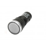 Kontrolka LED 19mm 230V AC biała