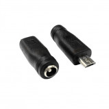 Adapter gniazdo 2.1/5.5 --> wtyk micro USB