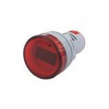 Woltomierz LED 28mm 6-100VDC Czerwony