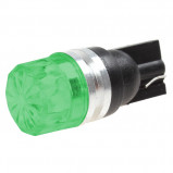 Żarówka LED 12V T10 0.5W 12mm Zielona