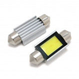 Żarówka LED 12V C5W 1.3W COB Biała 40mm