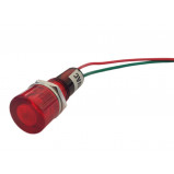 Kontrolka LED 12mm 12V czerwona