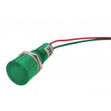 Kontrolka LED 12mm 12V zielona