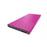 Obudowa powerbank Li-Poly 153x75mm różowa (USB 5V 1A oraz 5V 2.1A)