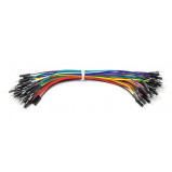 Zestaw 50szt kabli połączeniowych męsko-męski 10cm